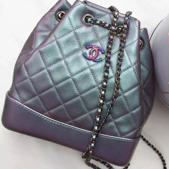 CHANEL Iridescent Quilted Gabrielle Backpack - Picture 2 of 9